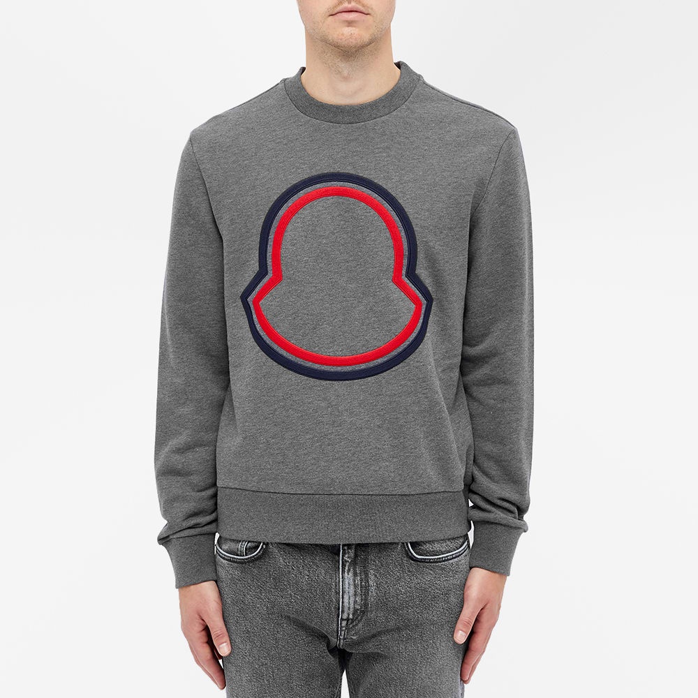 Moncler Outline Logo Crew Sweat - 4