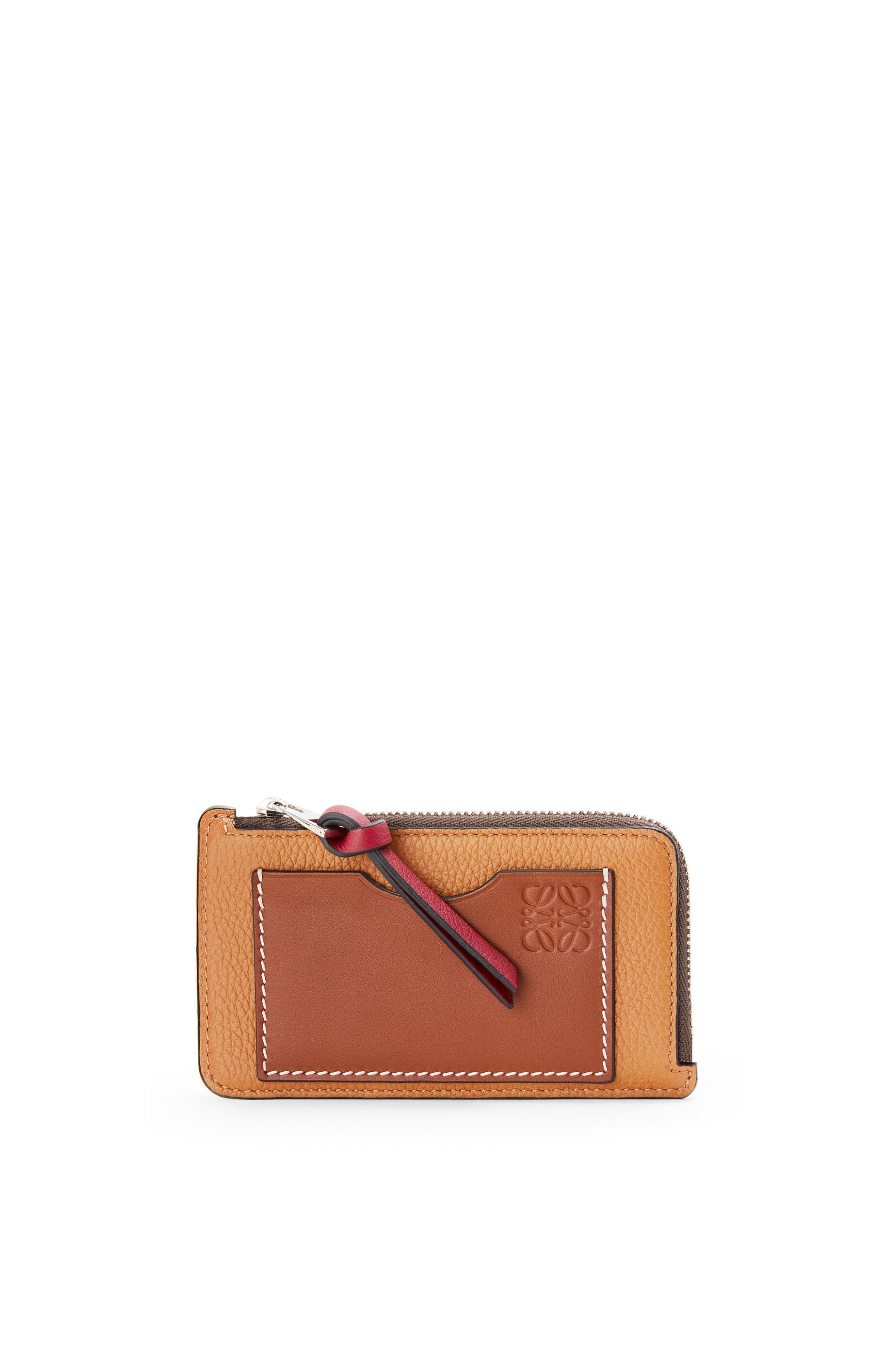 Coin cardholder in soft grained calfskin - 1