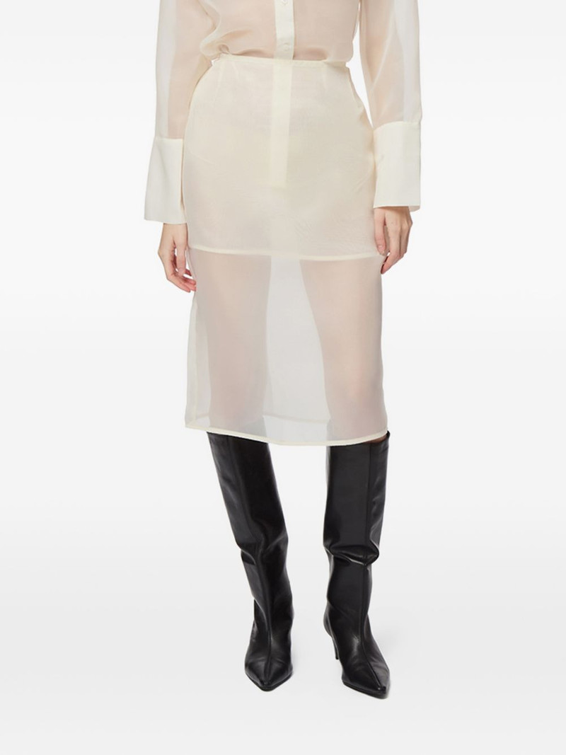 Tyra organza midi skirt 5