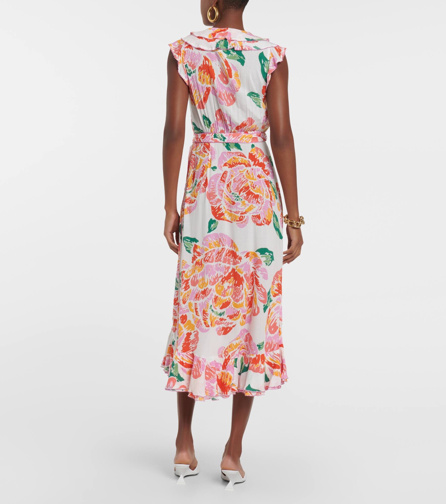 Aude floral midi dress - 3