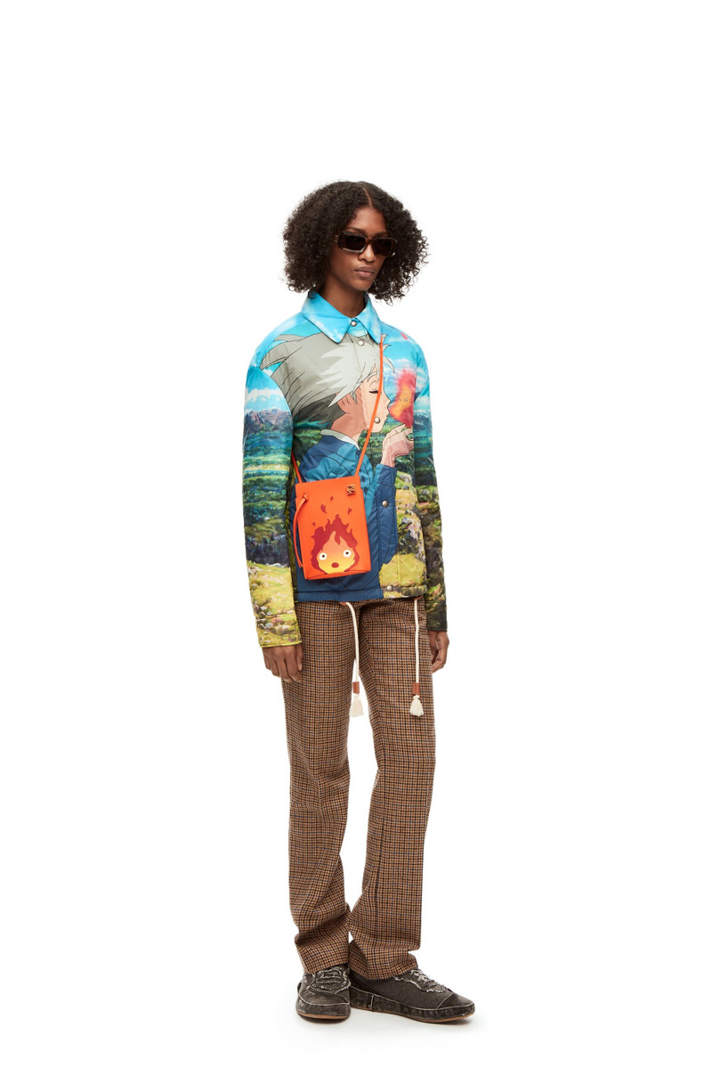 Loewe Calcifer dice pocket in classic calfskin outlook