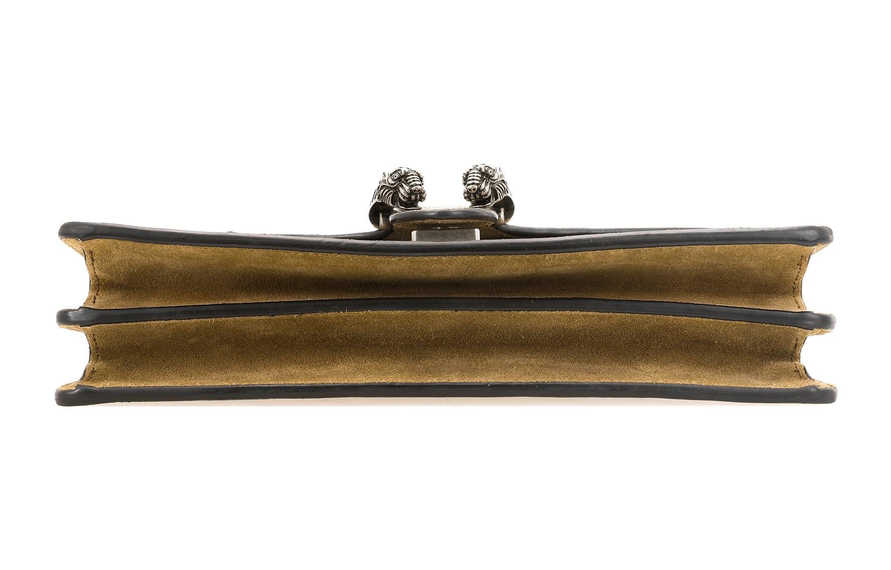 (WMNS) Gucci [Dionysus] Small GG Shoulder Bag Beige/Ebony 400249-KHNRN-8642 - 4