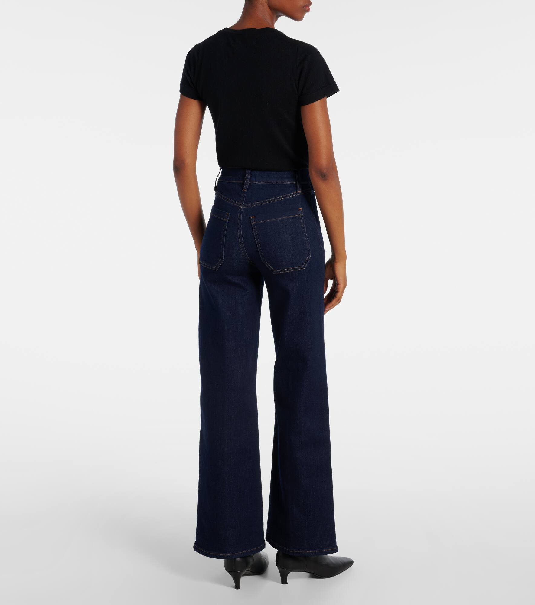 Le Slim Palazzo wide-leg jeans - 3