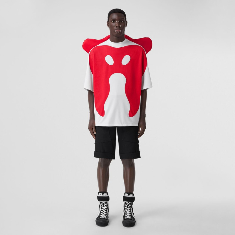 Panel Detail Grain de Poudre Wool Shorts 6