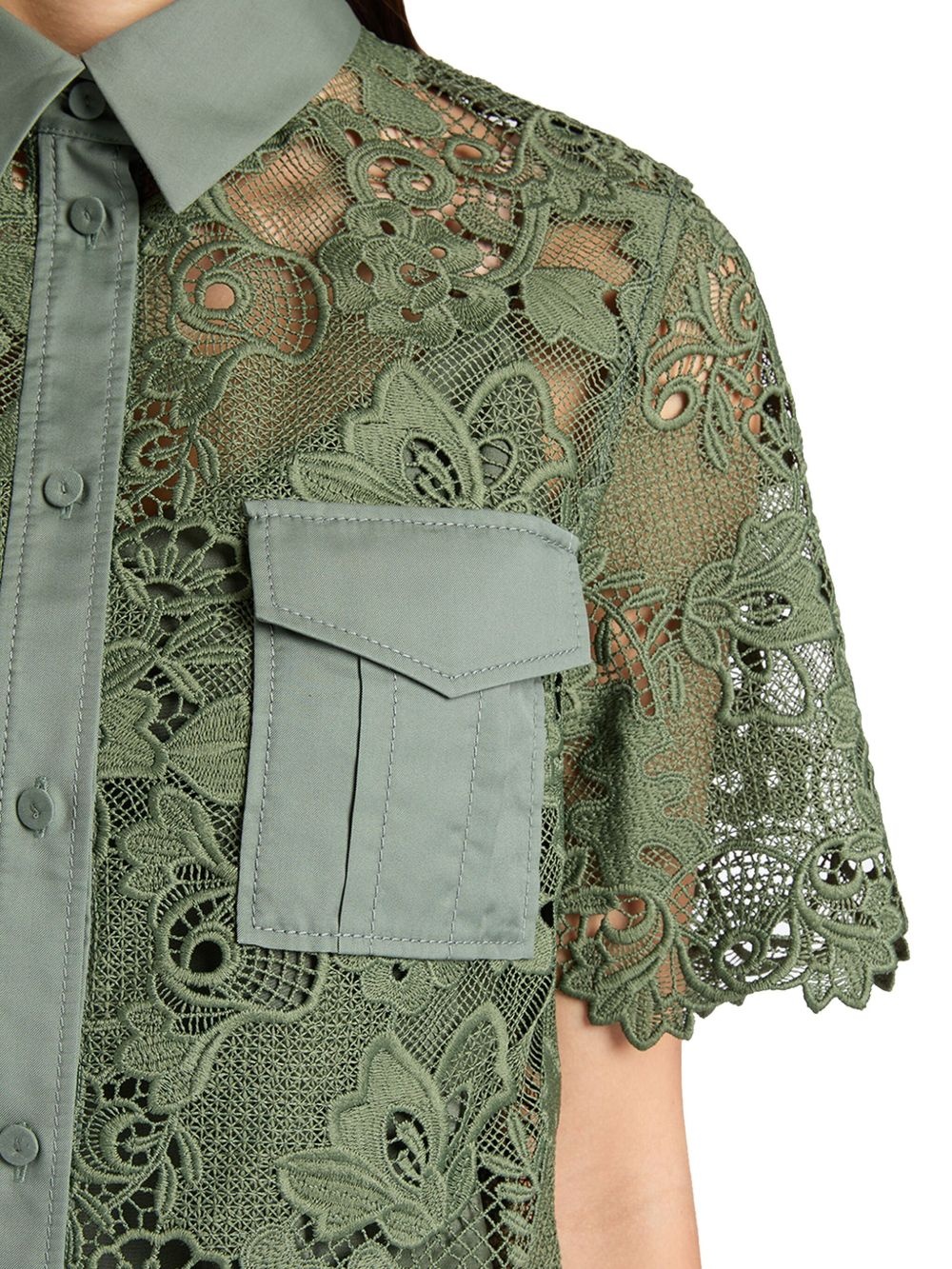 Chantilly-lace shirt - 4