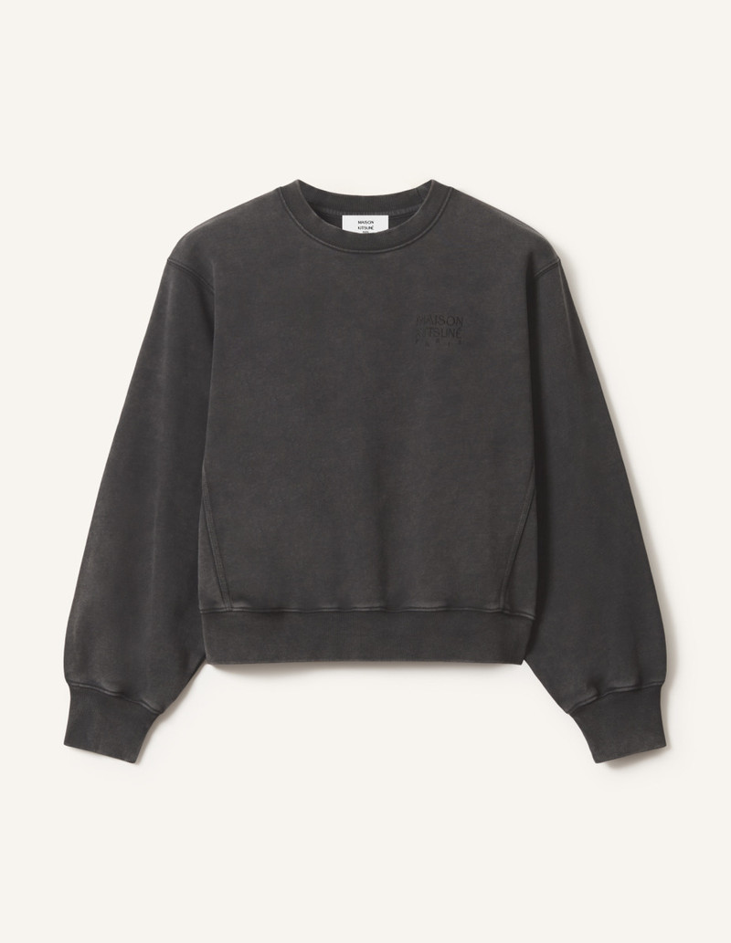 MAISON KITSUNE GALLERY FADED RELAXED SWEATSHIRT 1