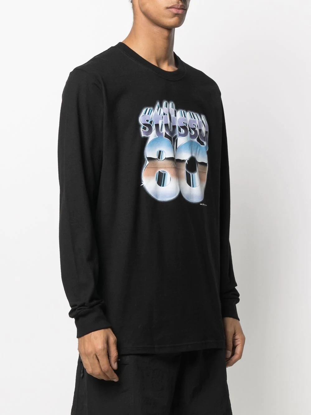 80s chrome logo sweatshirt - 3