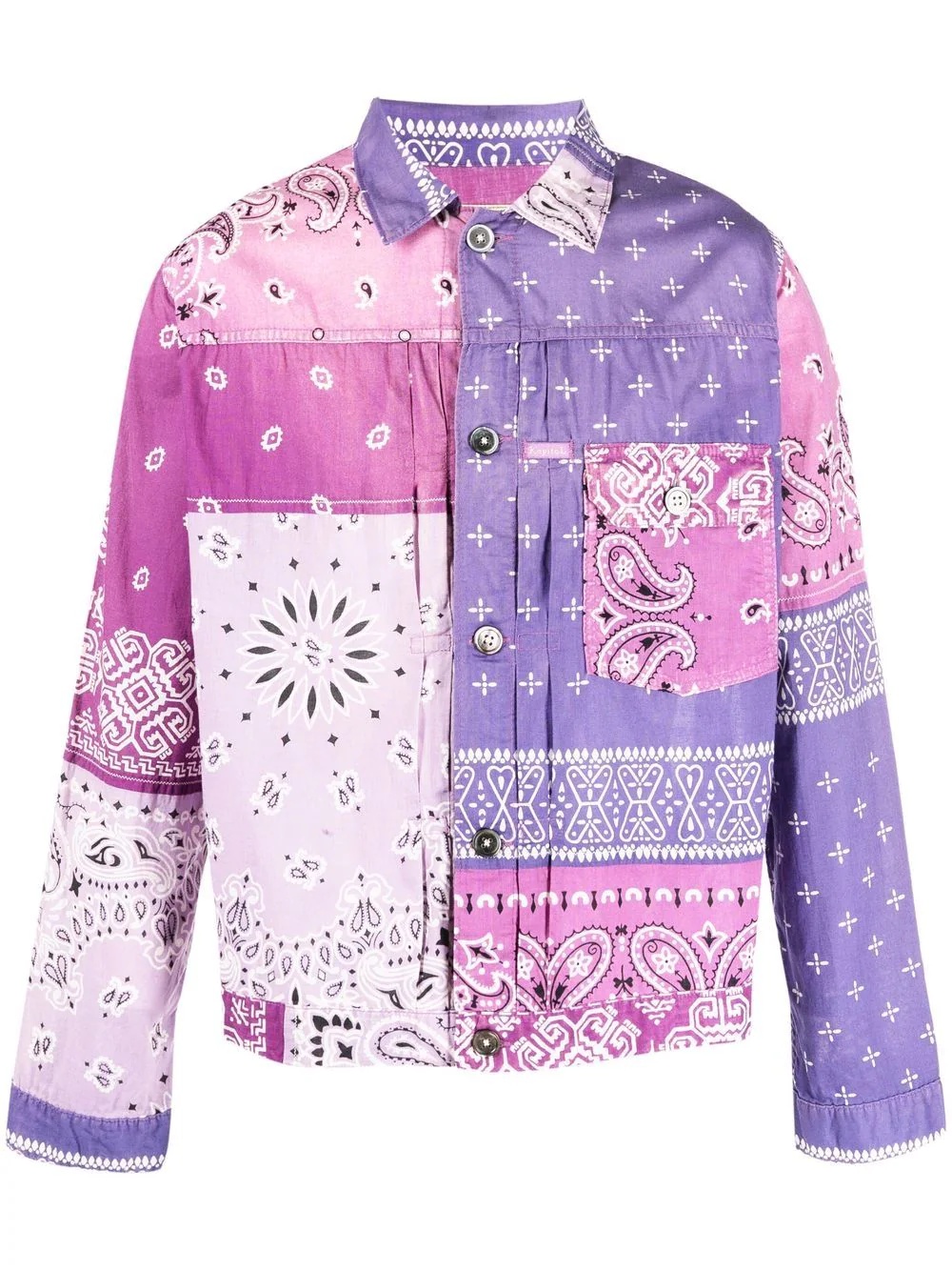 Bandana patchwork jacket - 1