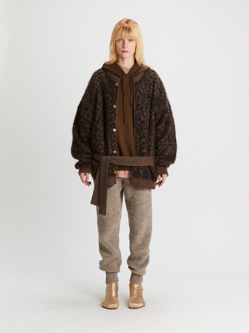 MAGLIANO Stray Cardigan Brown Black Pois outlook