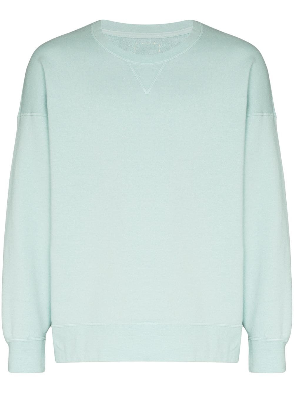 crew-neck cotton jumper - 1