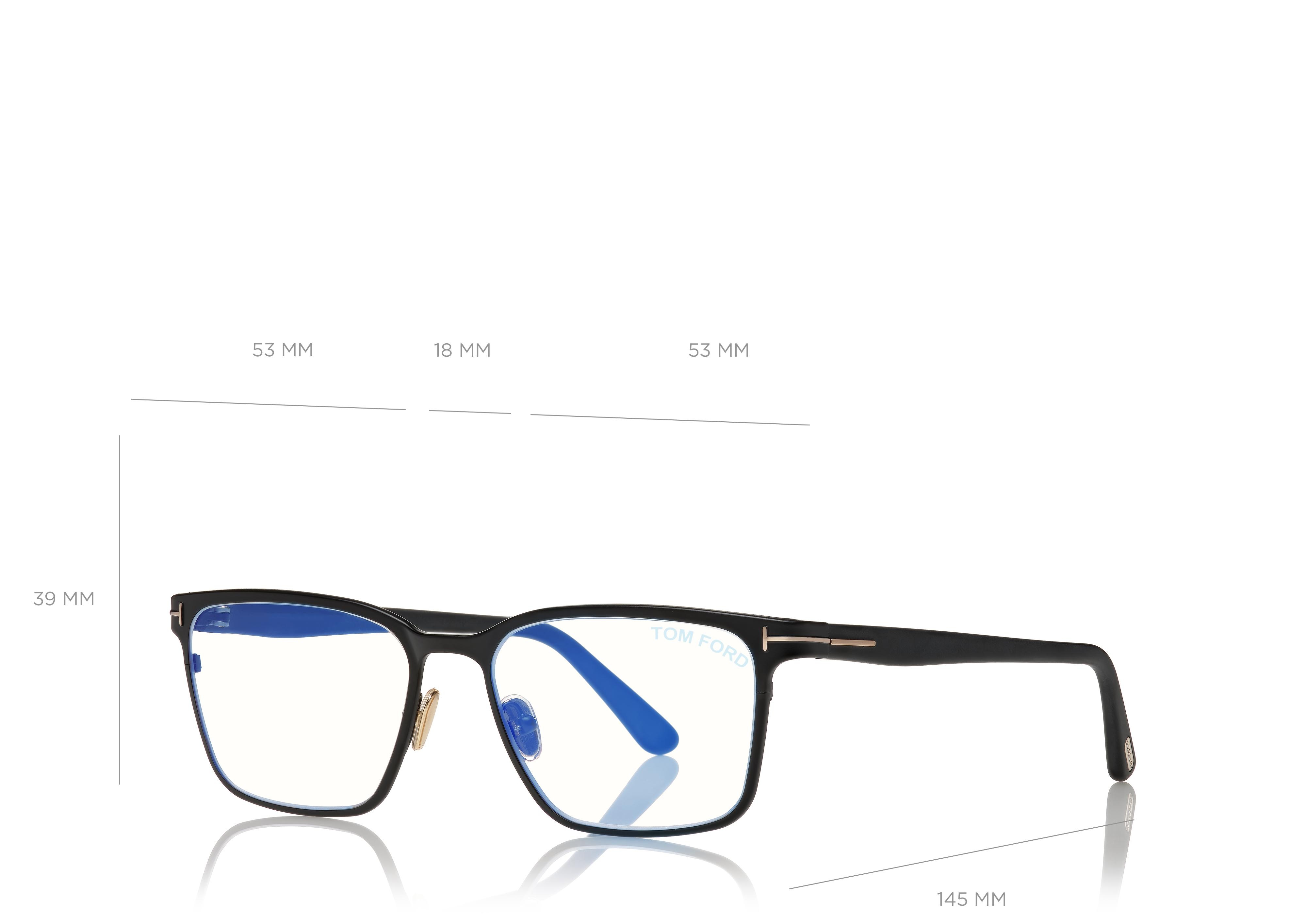 BLUE BLOCK SQUARED OPTICALS - 4