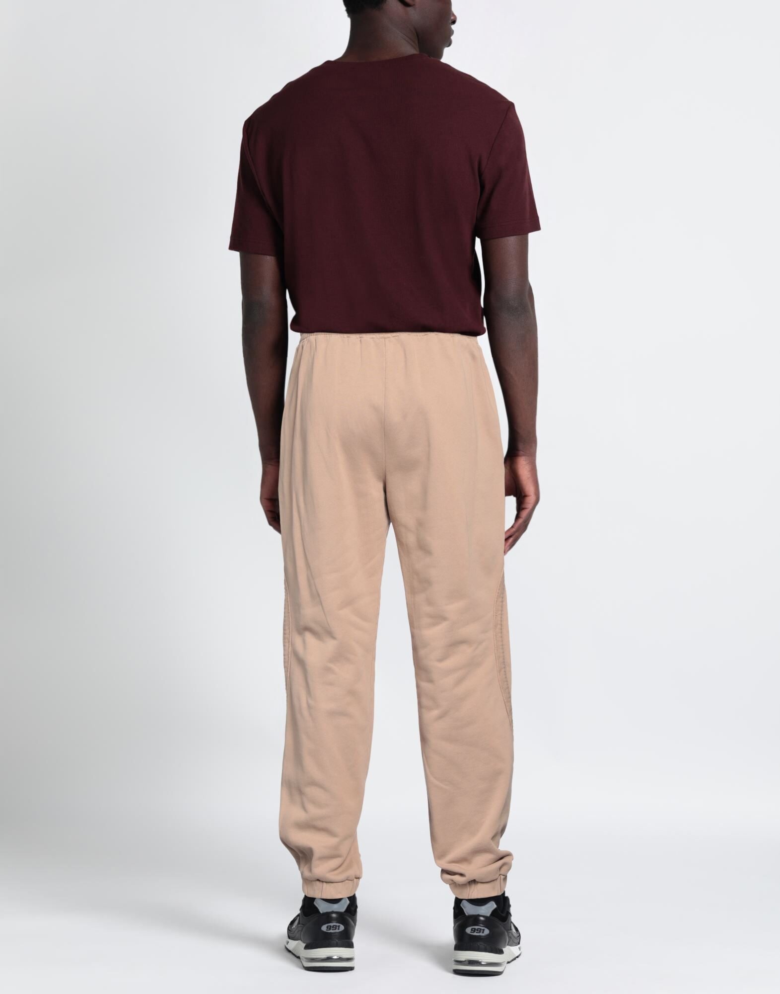 Beige Men's Casual Pants - 3