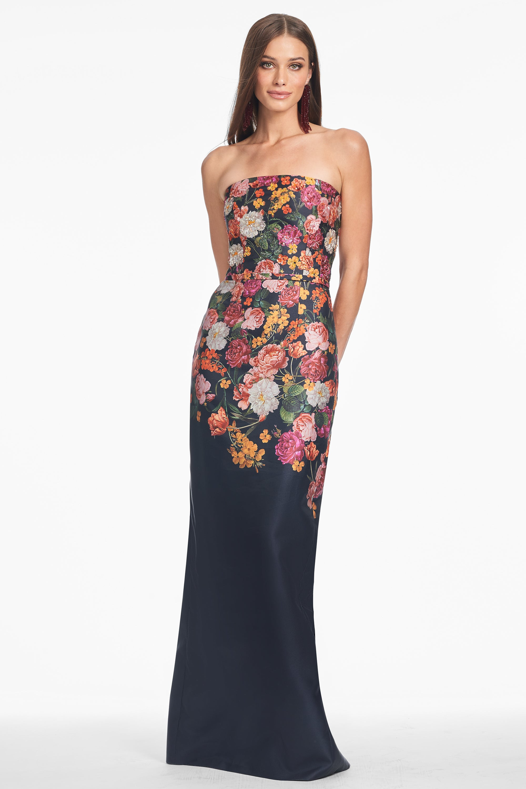 EMBELLISHED SABINE GOWN - MIDNIGHTS MAGIC BLOOMS - 3