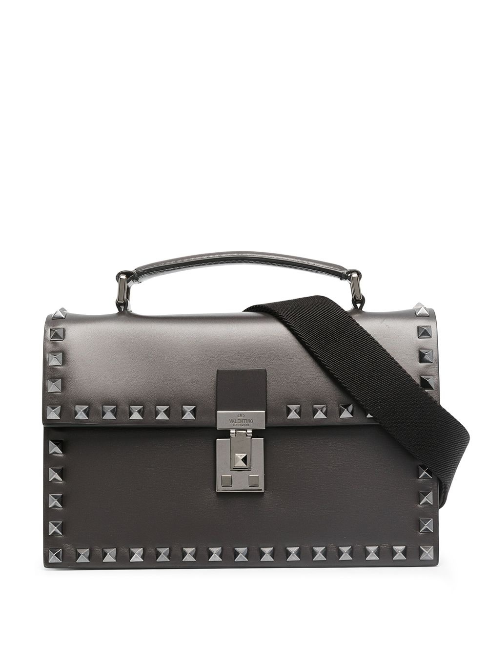 Rockstud-embellished tote bag - 6