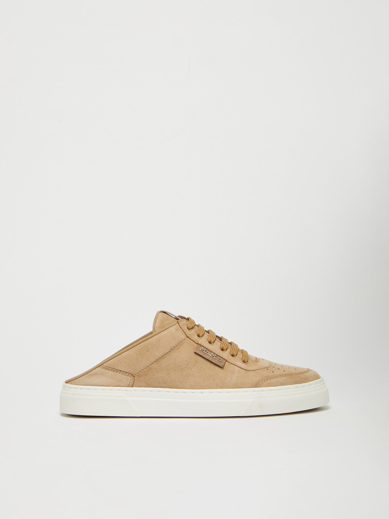 SLIDESNEAKER Suede mule trainers 1