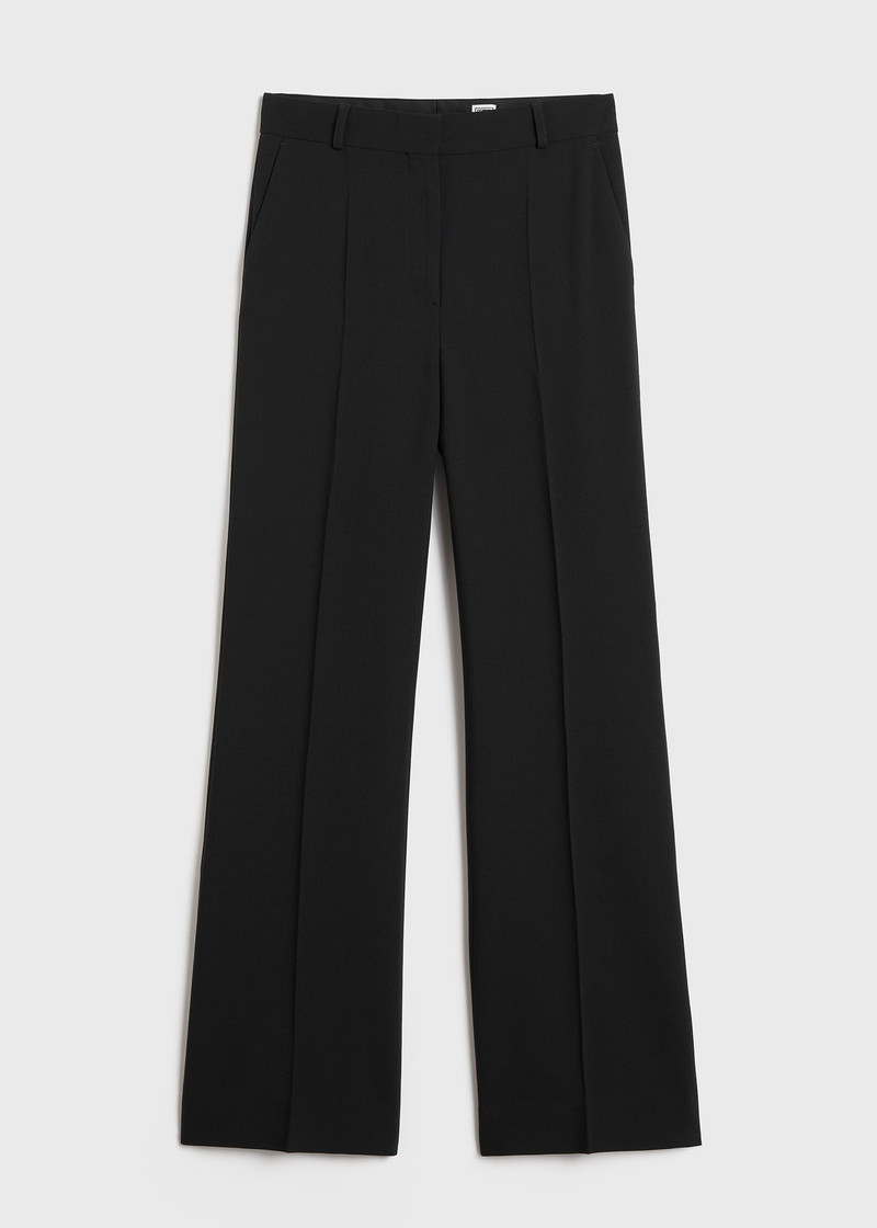 Flared evening trousers black - 1