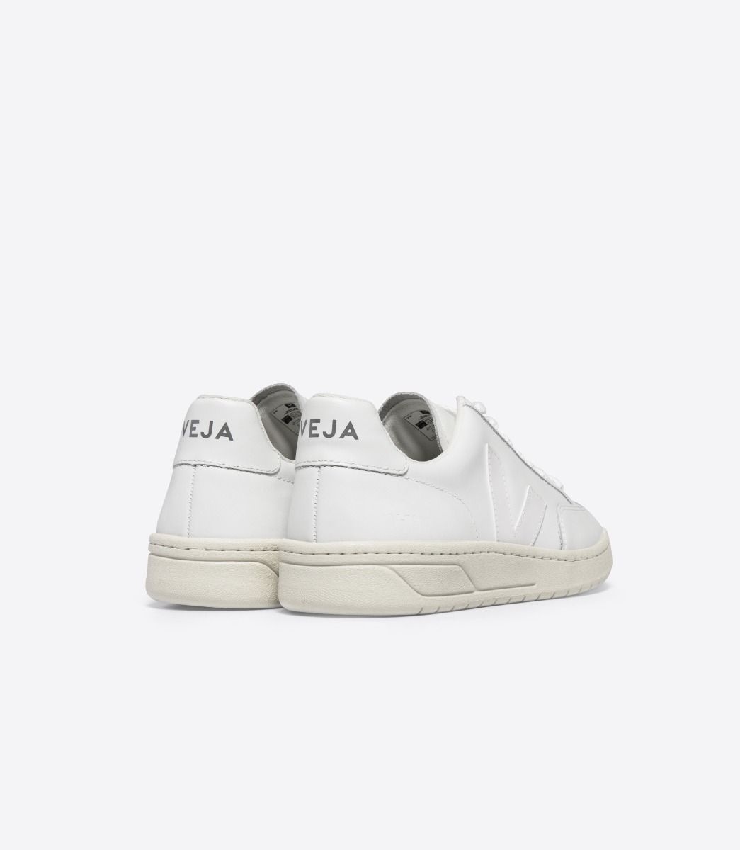 V-12 LEATHER WHITE - 3