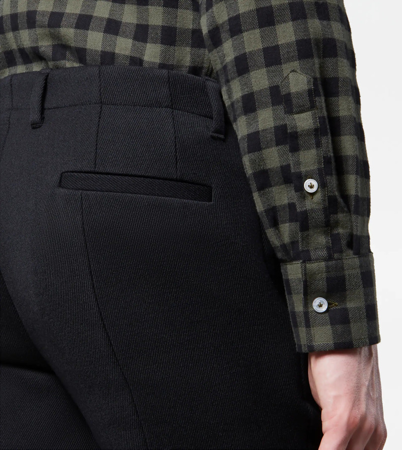 TROUSERS IN WOOL - BLACK 5