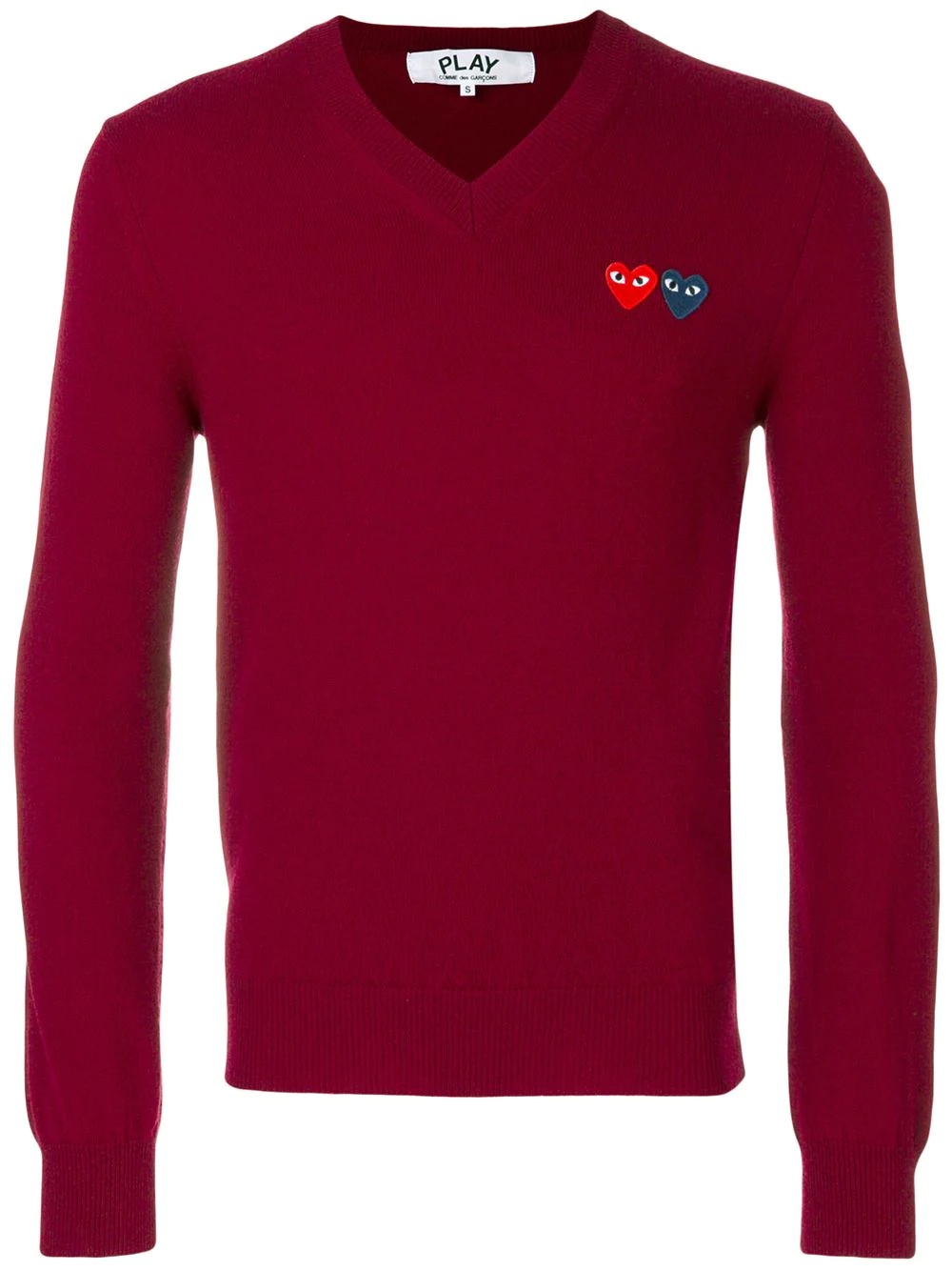 heart logo knitted jumper - 1