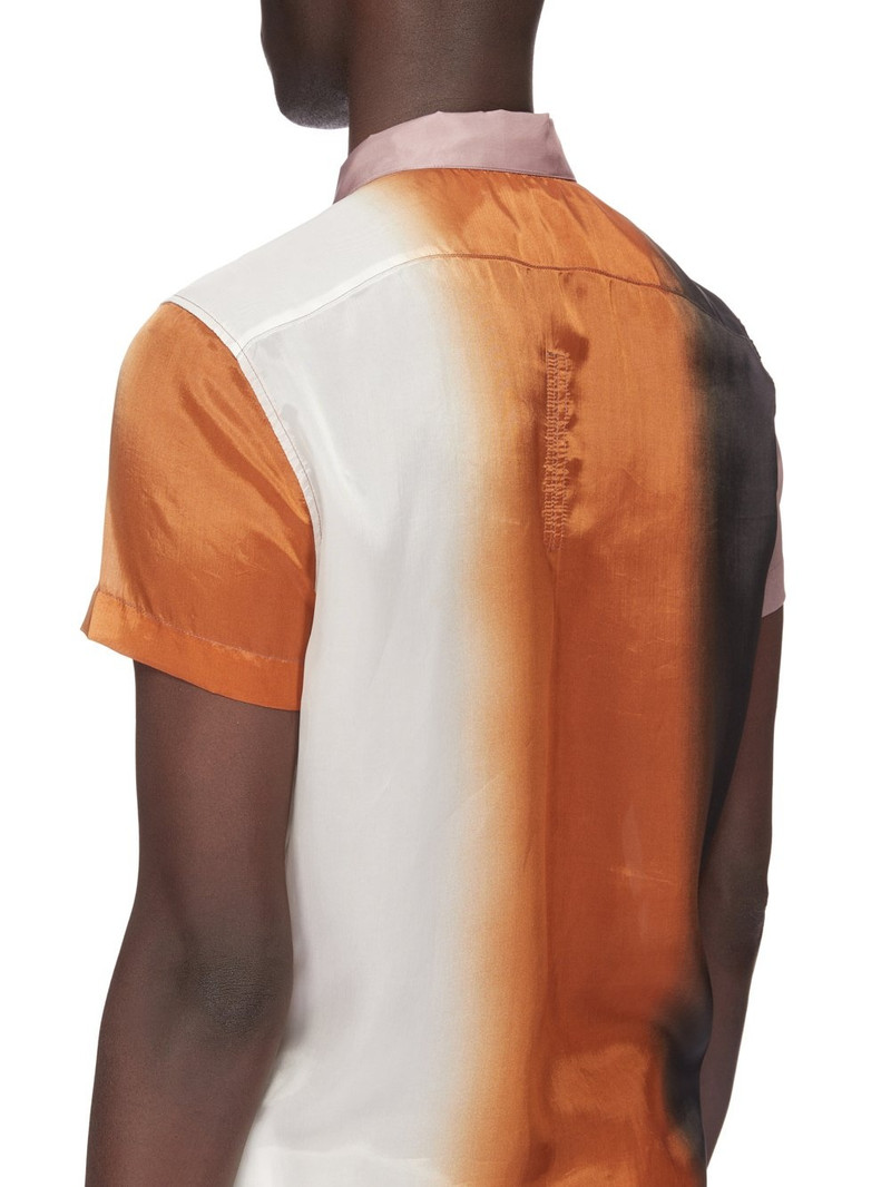 Golf gradient satin shirt 5