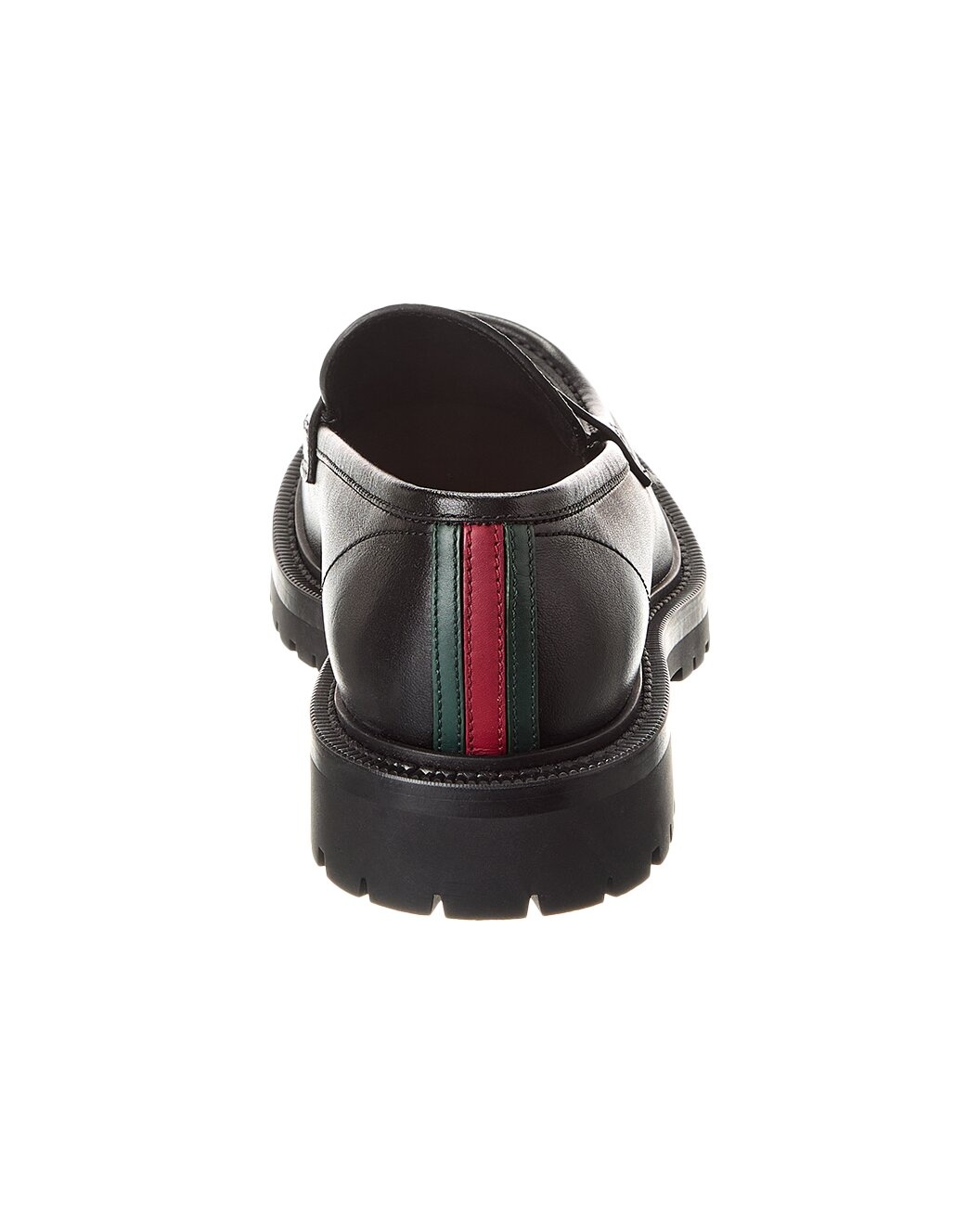 Gucci Web Leather Loafer - 3