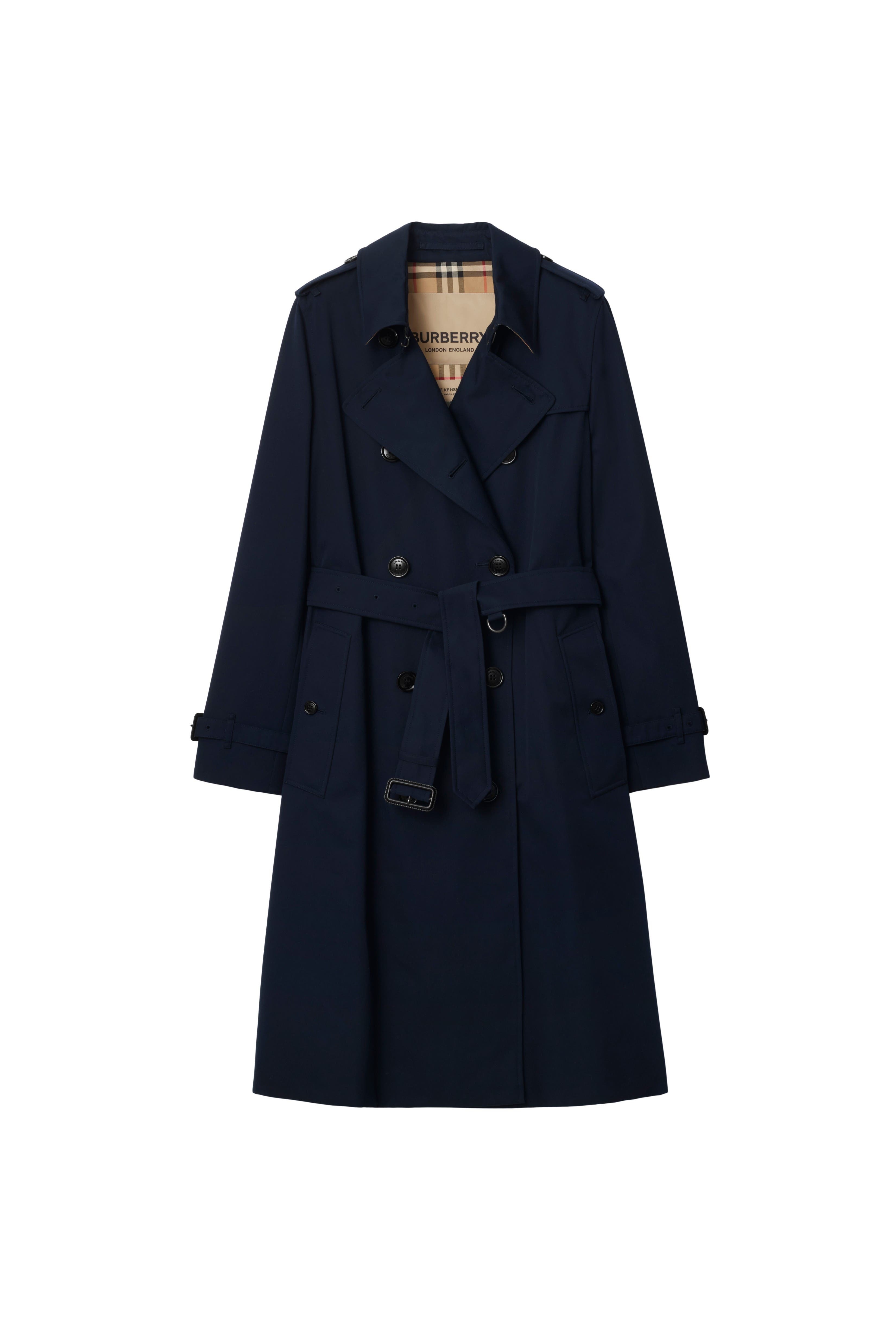 burberry Long Kensington Heritage Trench Coat in Coal Blue at Nordstrom - 3