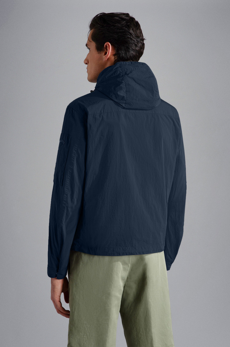 GARMENT DYED CRINCKLE NYLON WINDBREAKER 3
