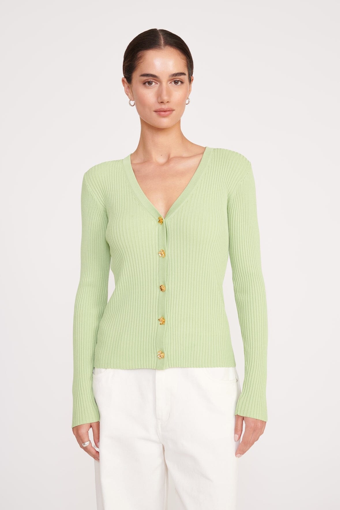 STAUD CARGO SWEATER MATCHA - 2