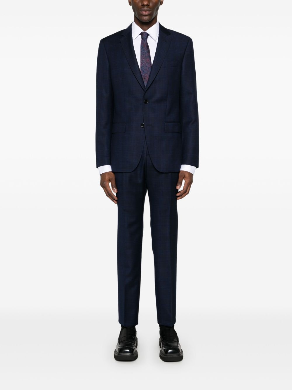 tartan-check suit - 2