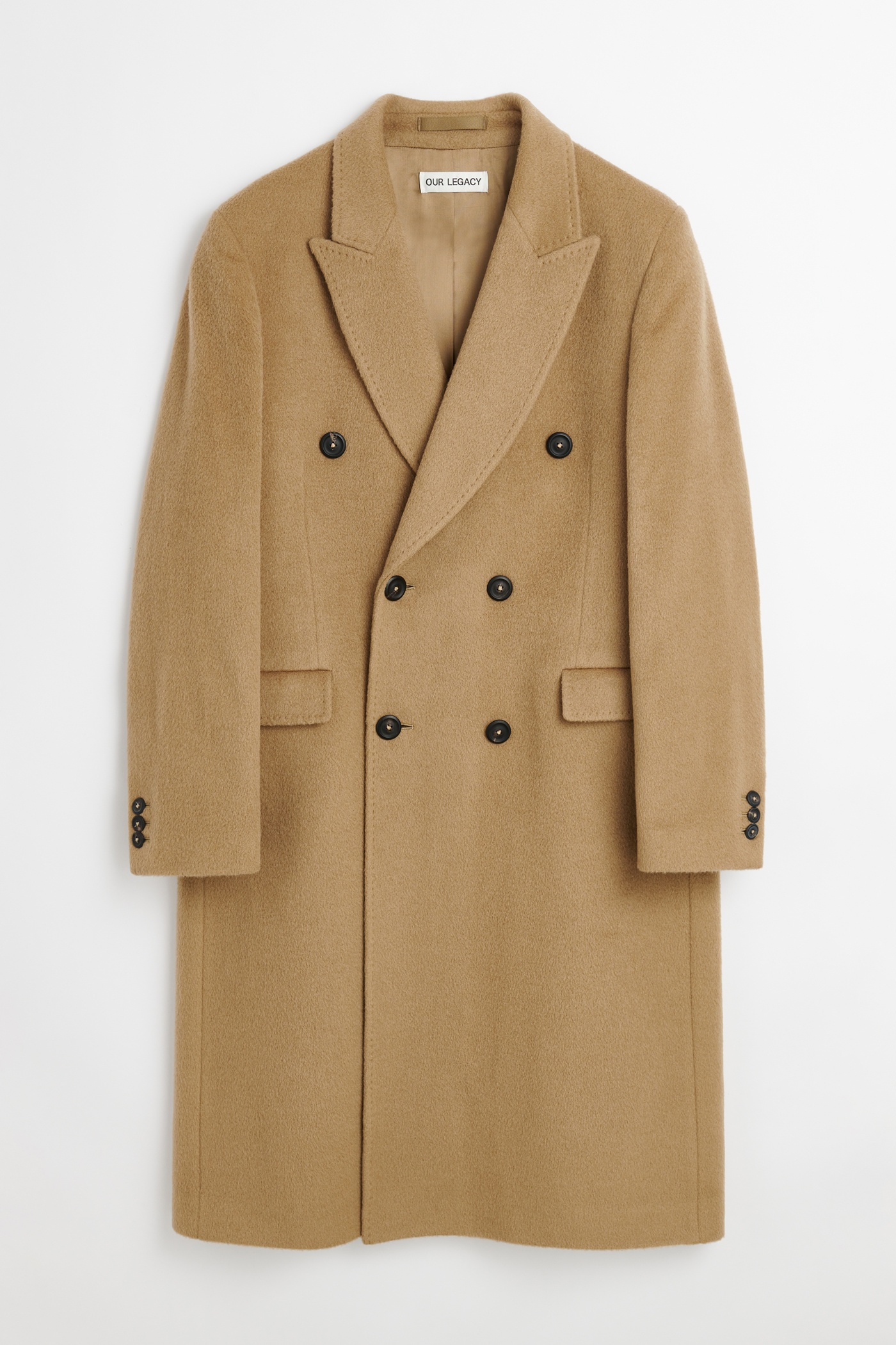Whale Coat Camel Hairy Wool - 1