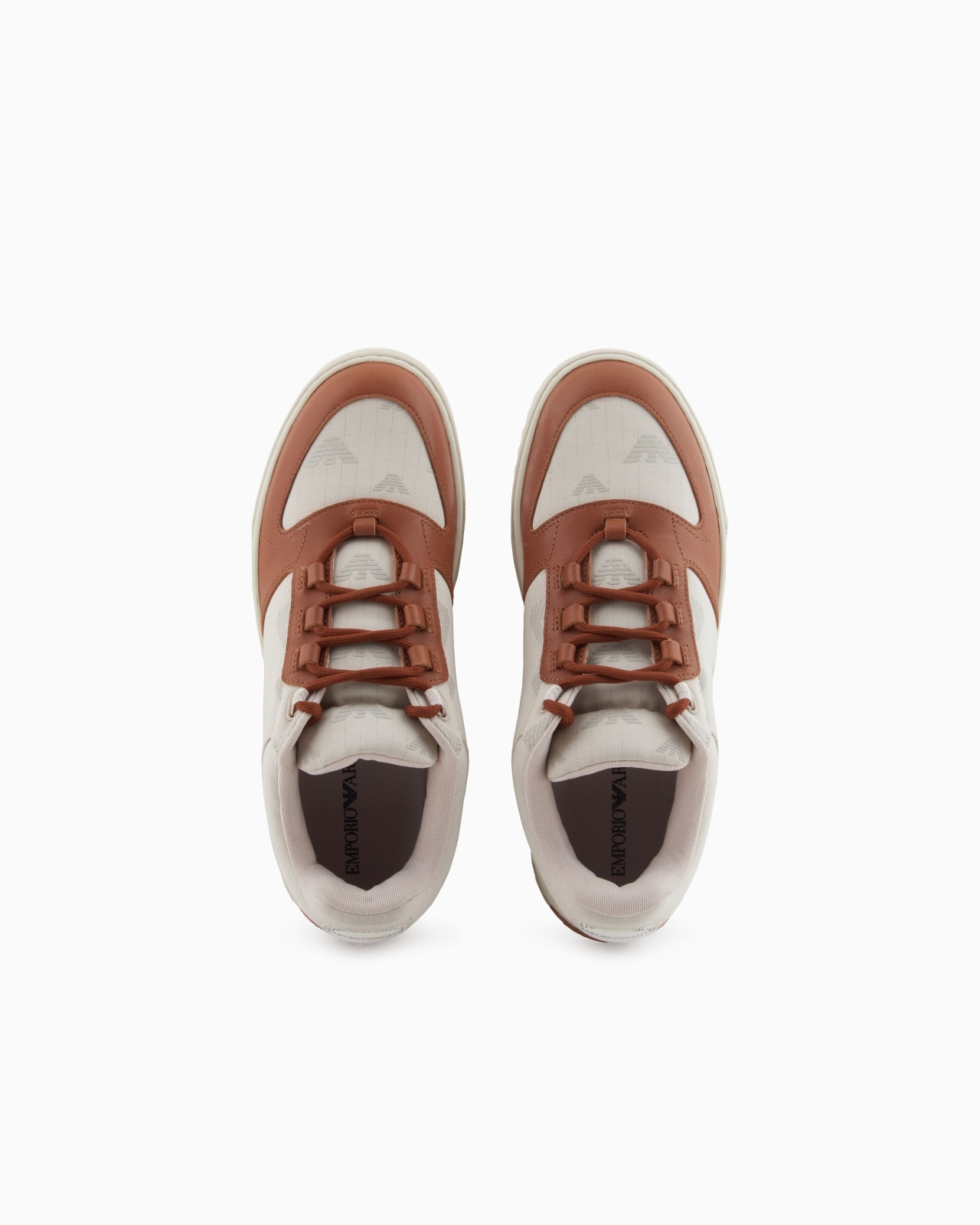 CANVAS SNEAKERS WITH ALL-OVER EAGLES - 3