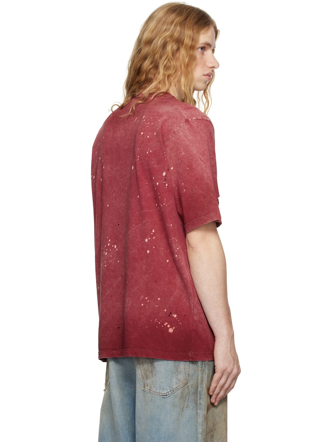 Red Loose-Fit T-shirt - 3