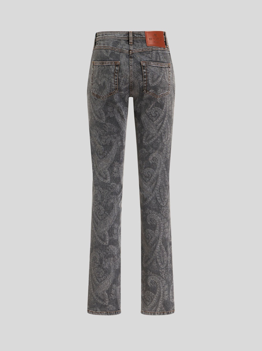 SKINNY JEANS WITH PAISLEY - 6