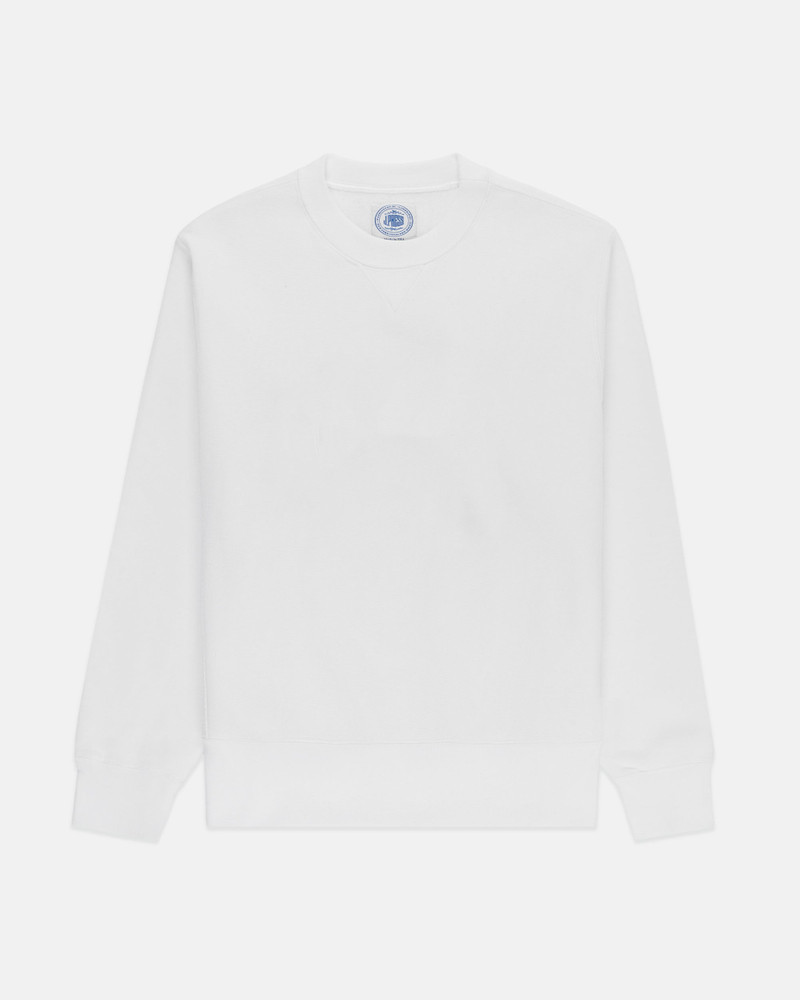 J. PRESS MADE-IN-USA WHITE HEAVYWEIGHT SWEATSHIRT outlook