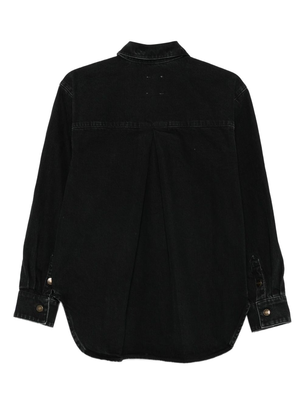 button-fastening pocket shirt - 2