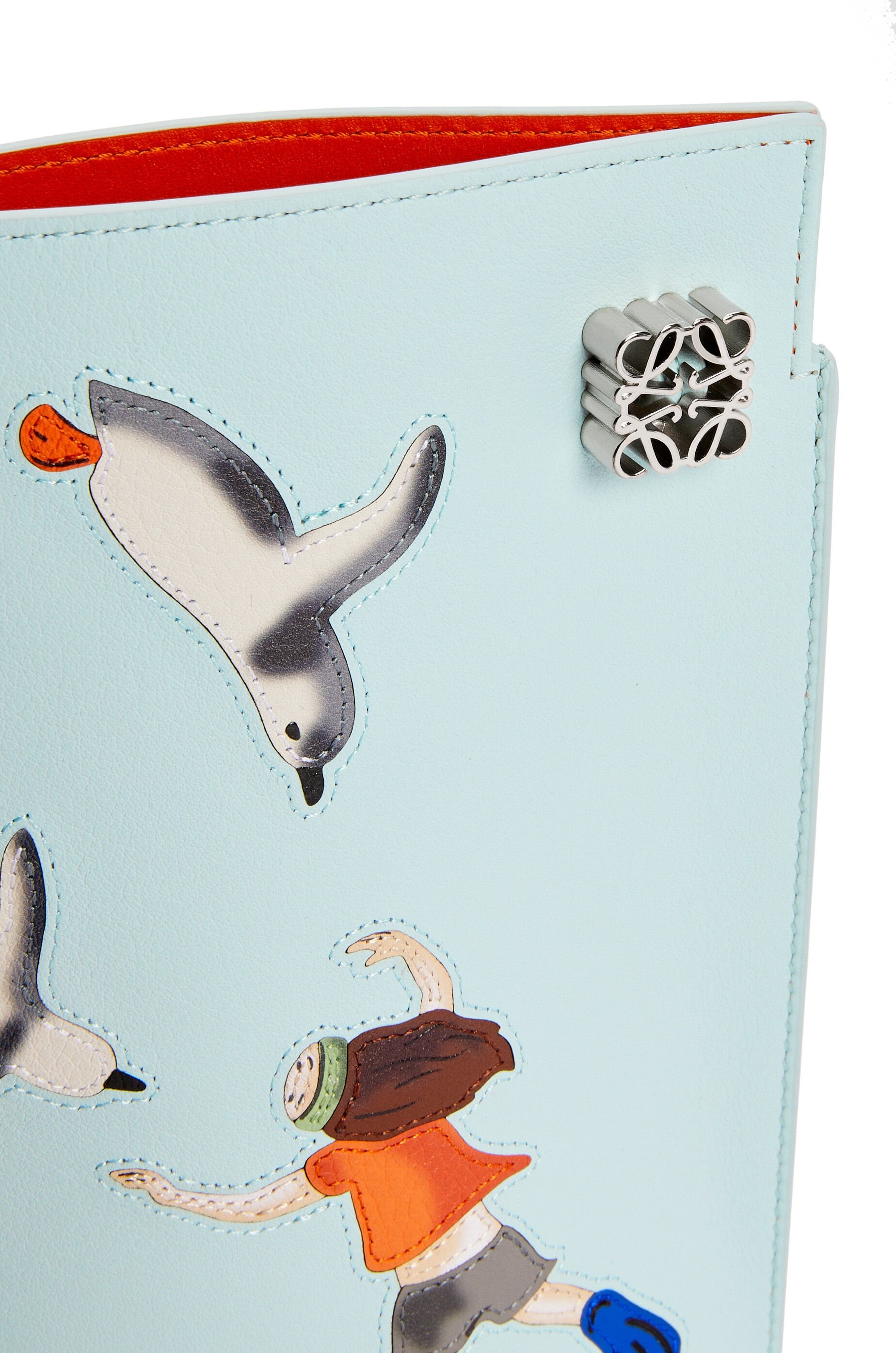 Penguin Dice pocket in satin calfskin - 10