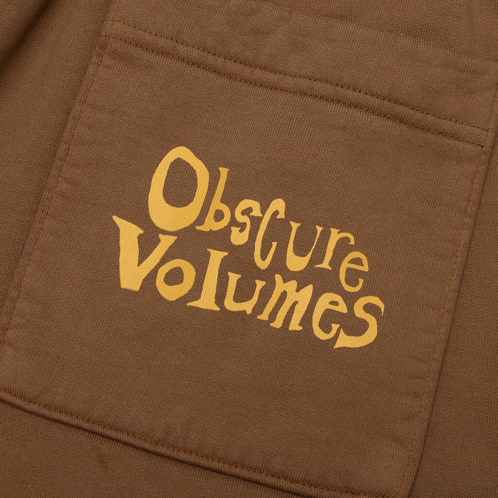 BRAIN DEAD INDEPENDENT CLASSIC SWEATPANTS - BROWN - 4