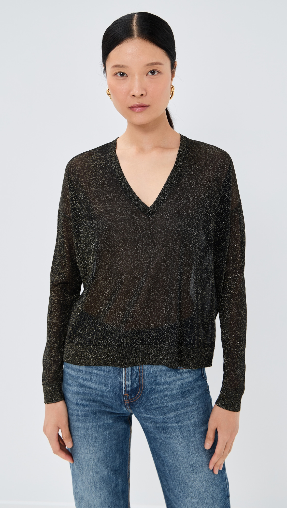 V Neck Sweater - 6