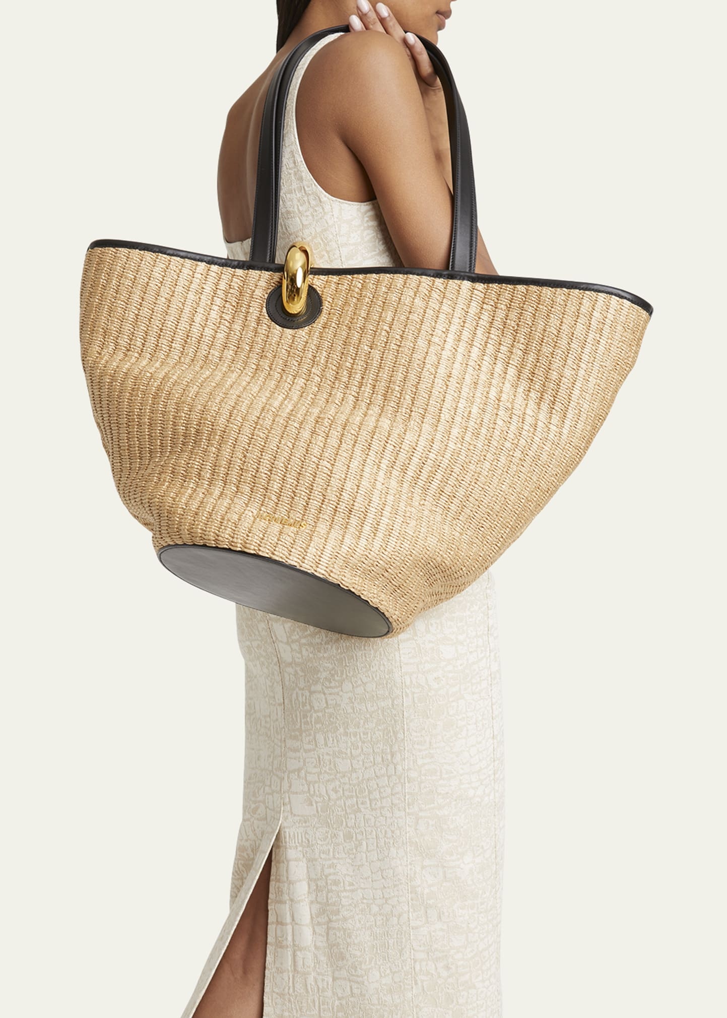 Le Bambola Woven Ring Shoulder Bag - 2