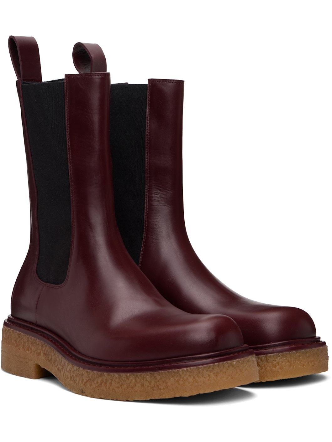 Burgundy Haddock Chelsea Boots - 4