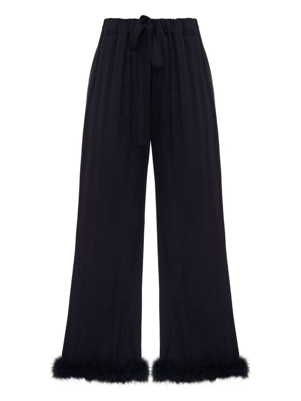 Bisou Bisou feather trousers - 1