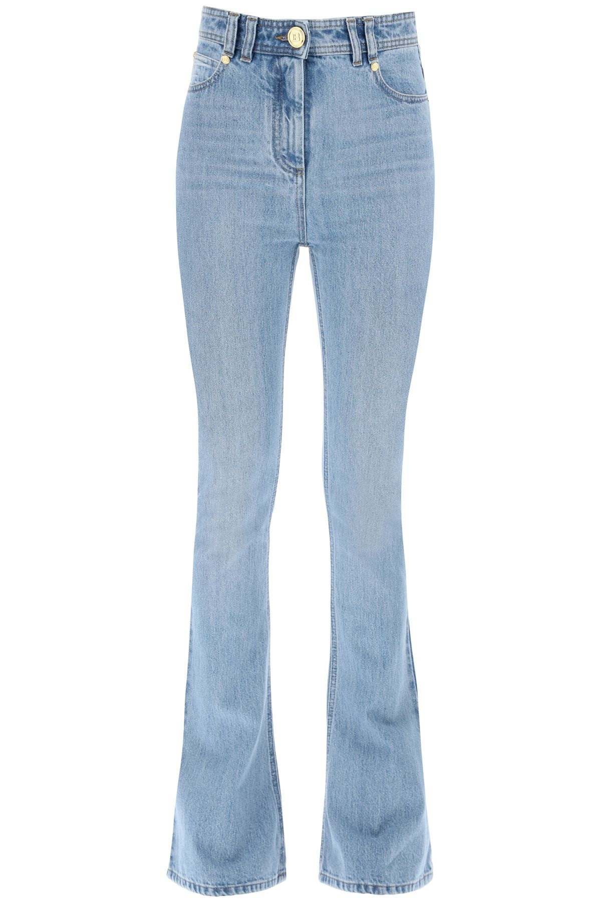 MONOGRAM FLARED JEANS - 1