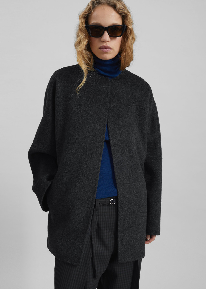Altdorf Wool Coat - Charcoal 4