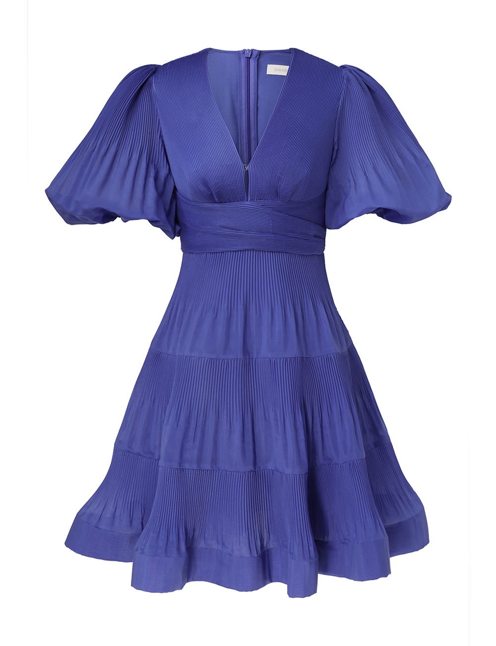 PLEATED MINI DRESS - 1