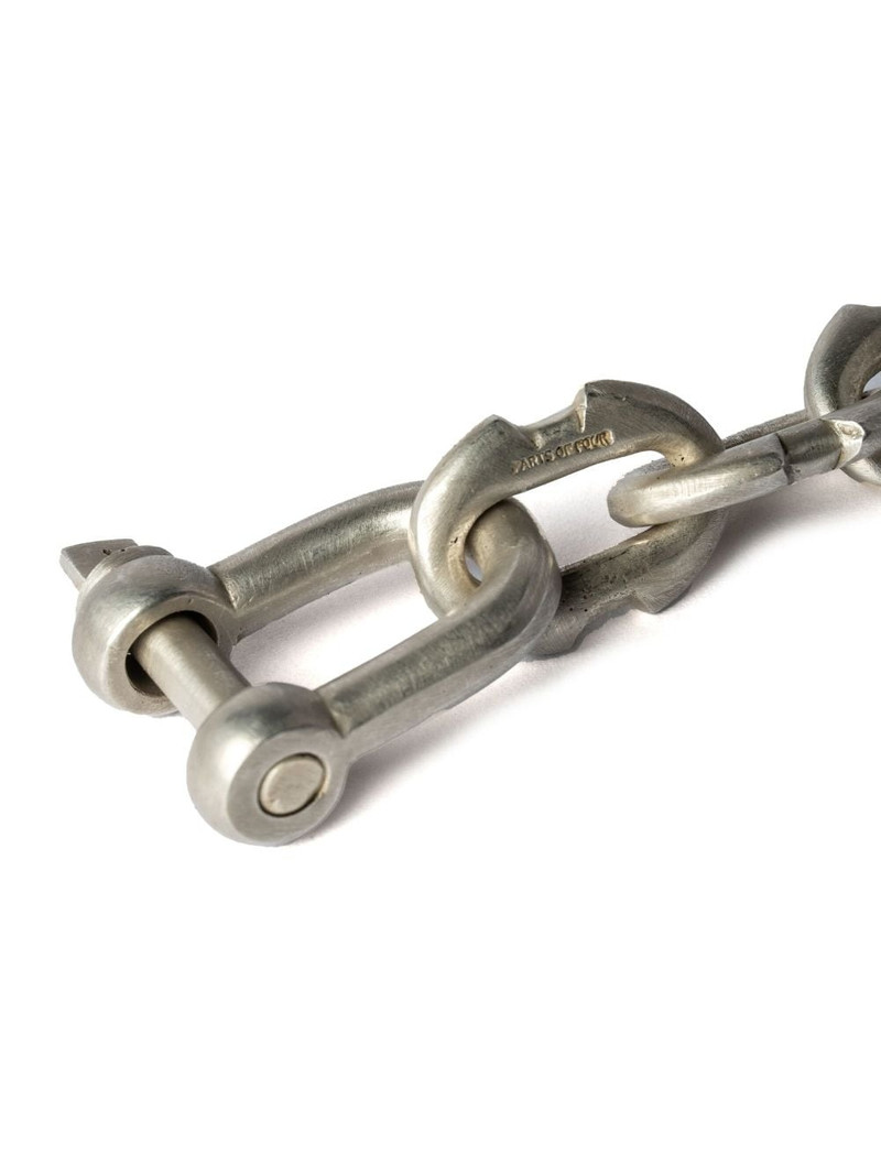 Parts of Four Charm Chain choker necklace outlook