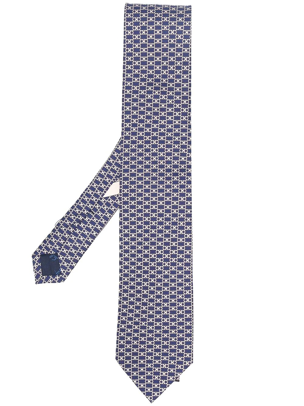 Gancini motif pointed tie - 1