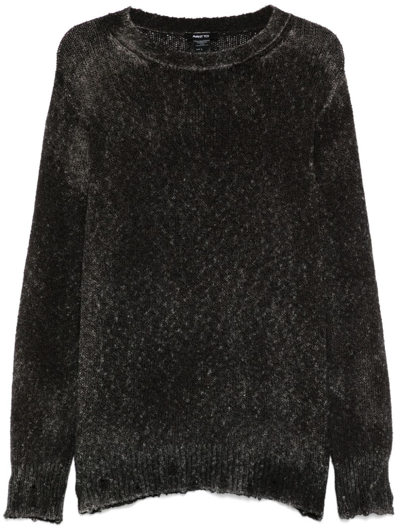 distressed sweater 1
