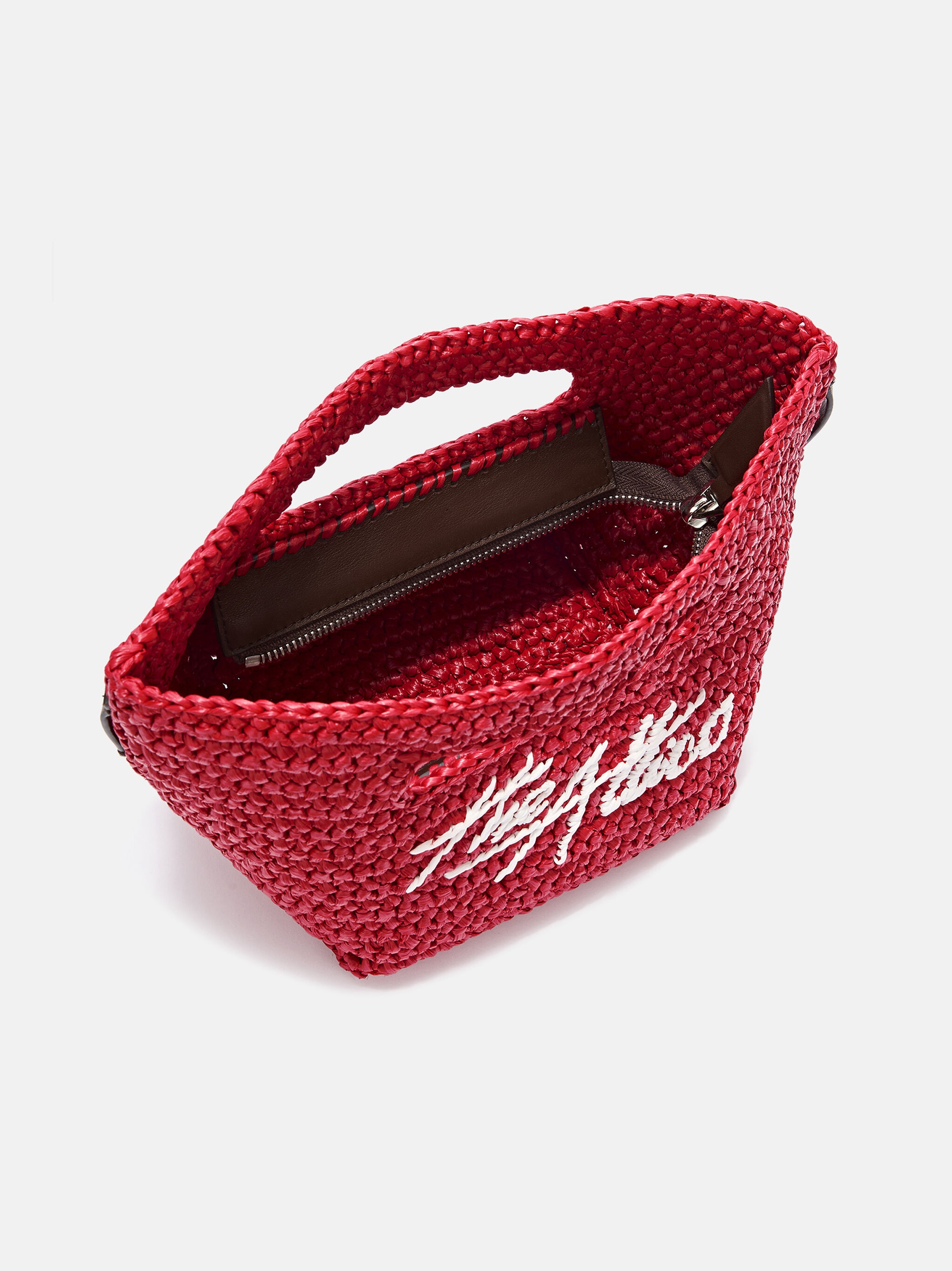 ''VIA DEI GIARDINI 15'' RED TOTE BAG - 4