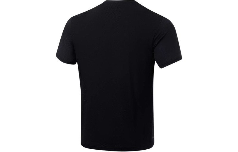 Li-Ning Li-Ning Logo Running T-shirt 'Black' ATST073-1 outlook