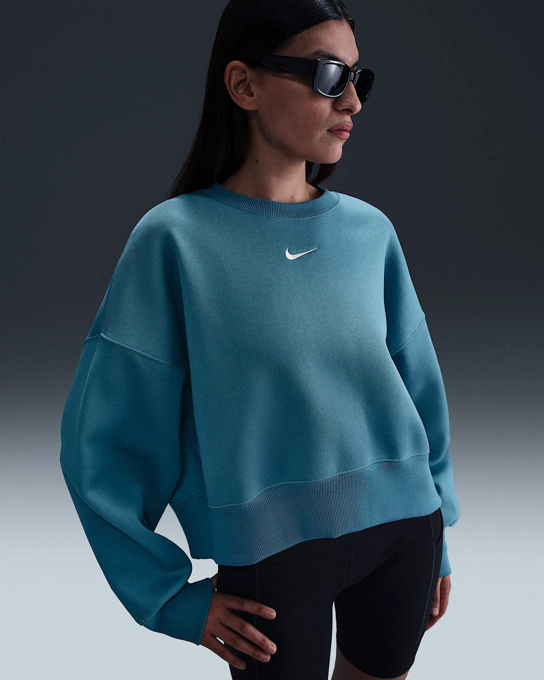 Nike Sportswear Phoenix Fleece Women's Over-Oversized Crew-Neck Sweatshirt - 1